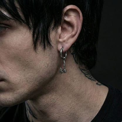 Berserker Axe Hoop Earrings