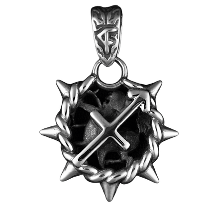 Sagittarius Zodiac Spike Necklace