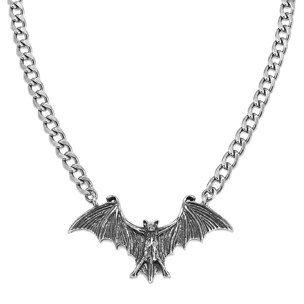 Vampire Bat Chain Choker Necklace