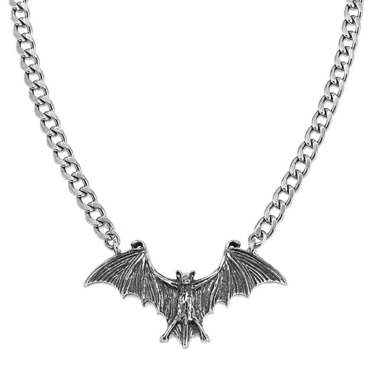 Vampire Bat Chain Choker Necklace