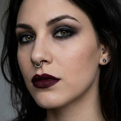 Black Crystal Septum/Cartilage Ring