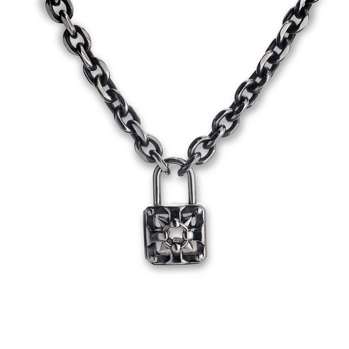 Locked Down Padlock Necklace