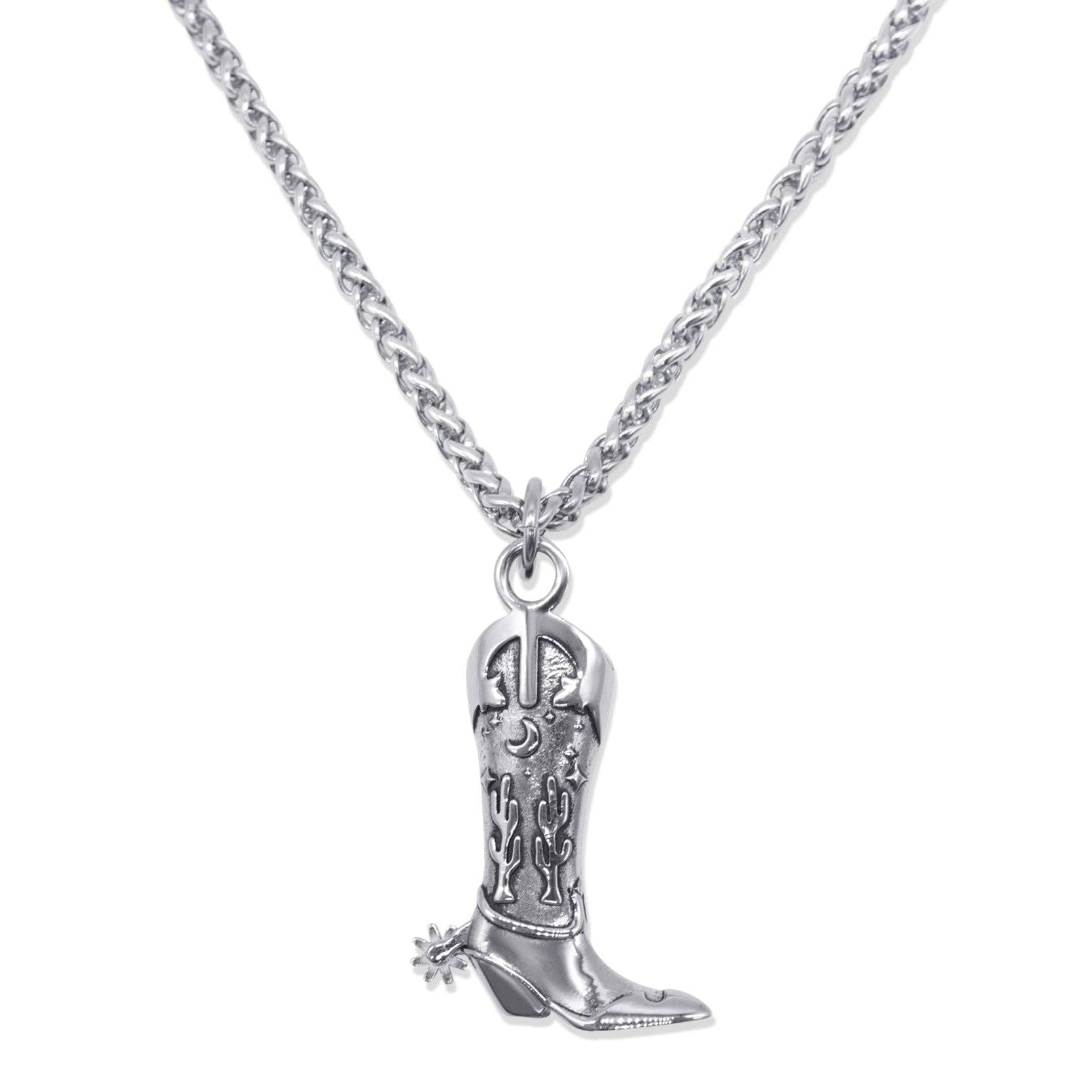 Hoedown Cowboy Boot Necklace