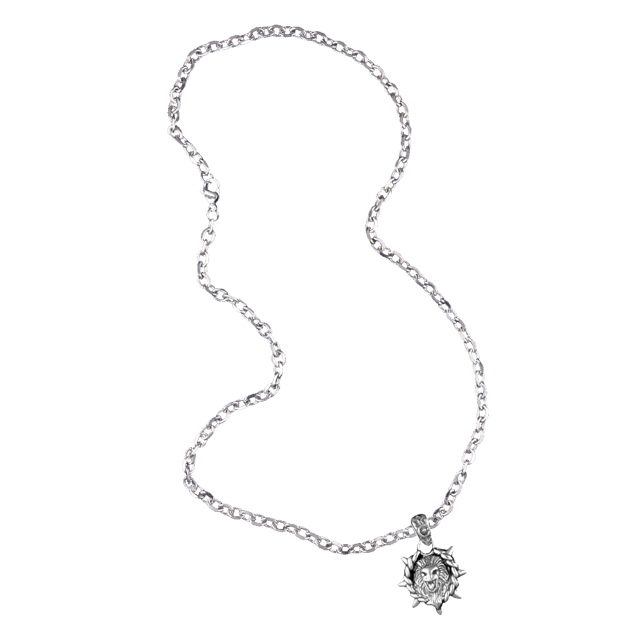 Leo Zodiac Spike Necklace