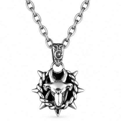 Capricorn Zodiac Spike Necklace