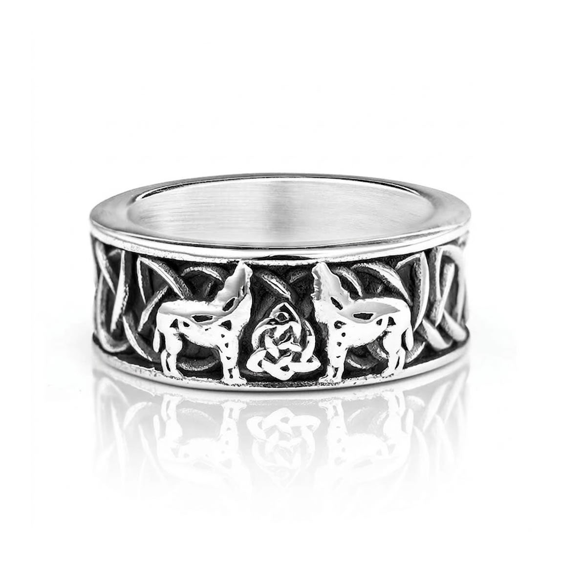 Celtic Wolf Ring