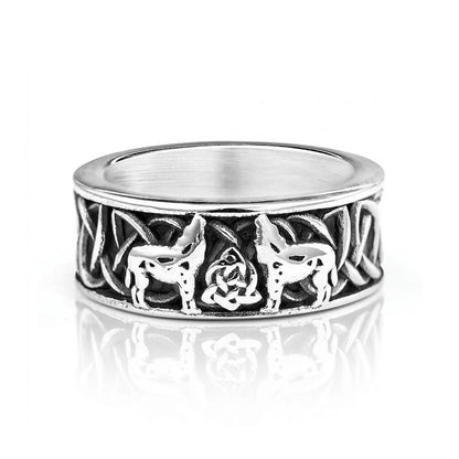 Celtic Wolf Ring