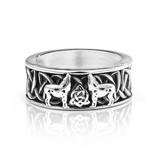 Celtic Wolf Ring