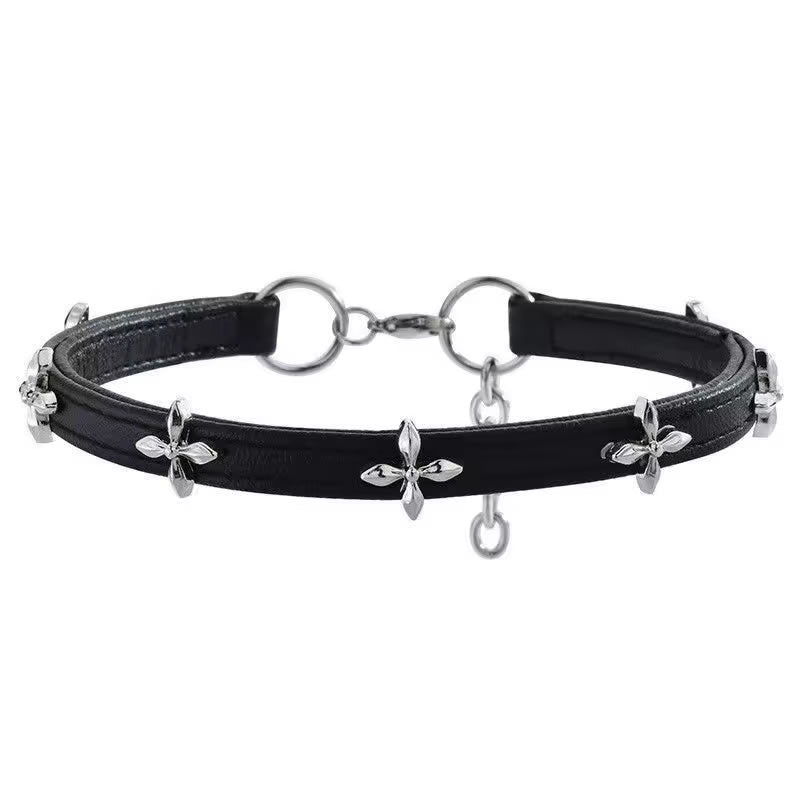 Revenant Multi Cross Black Choker
