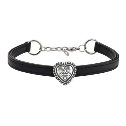 Revenant Heart Black Choker Necklace