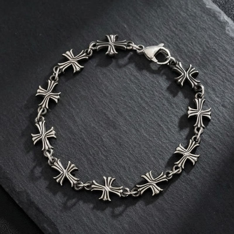 Gothic Cross Veil Bracelet