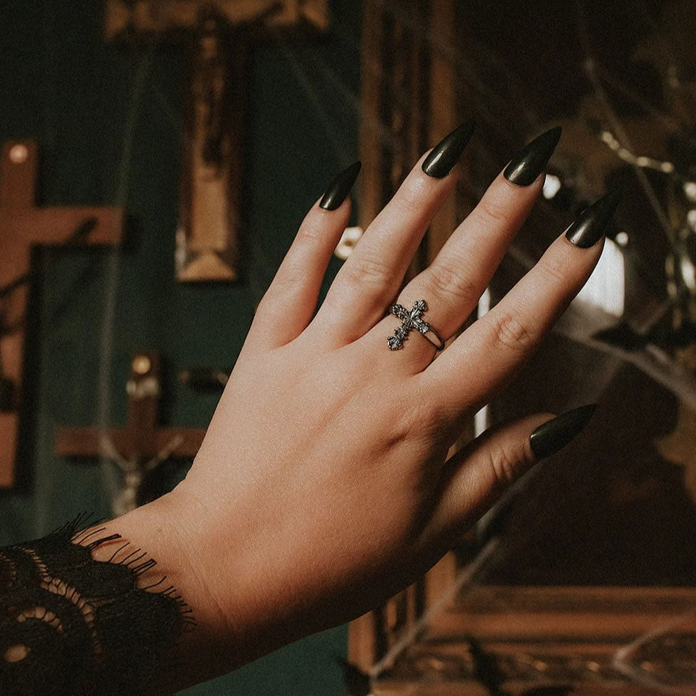 Lament Gothic Cross Ring
