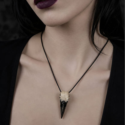 Crow Skull Necklace