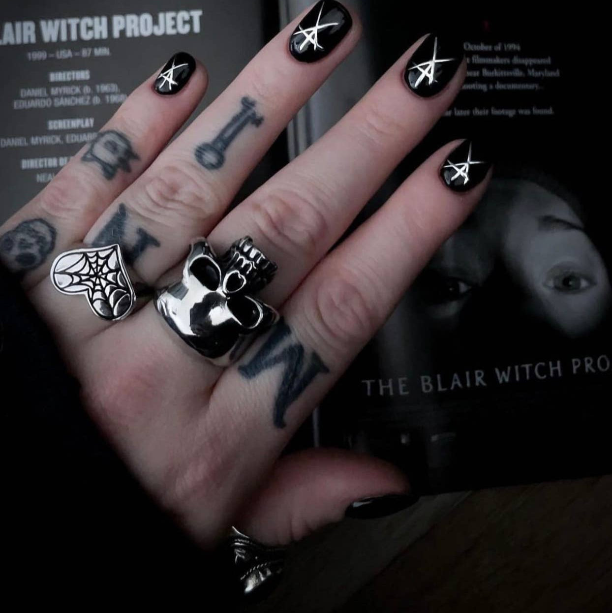 Cobweb Heart Ring