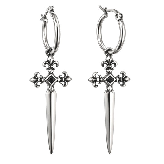 Juliet Dagger Hoop Earrings