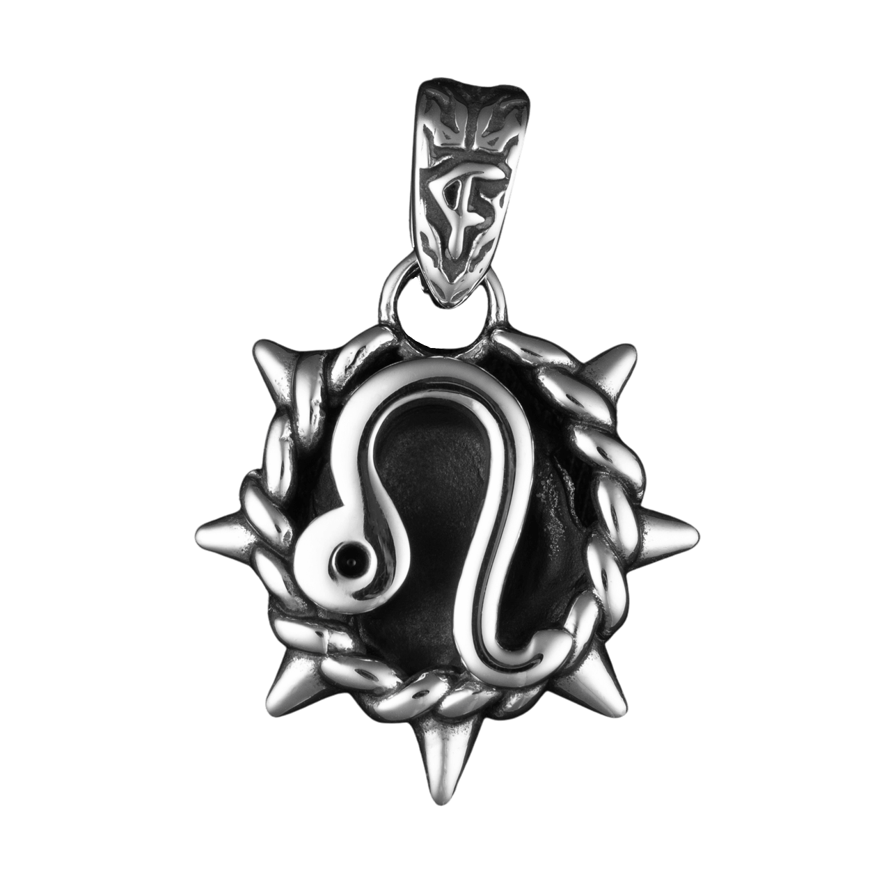 Leo Zodiac Spike Necklace