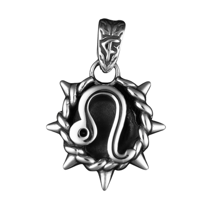 Leo Zodiac Spike Necklace