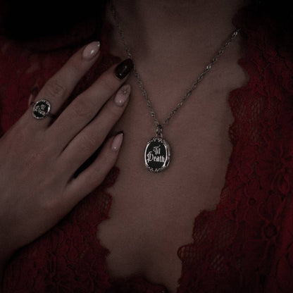 Til Death Locket Necklace