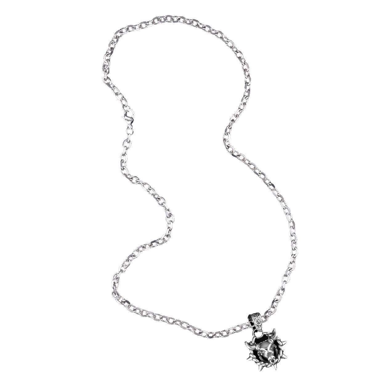 Taurus Zodiac Spike Necklace