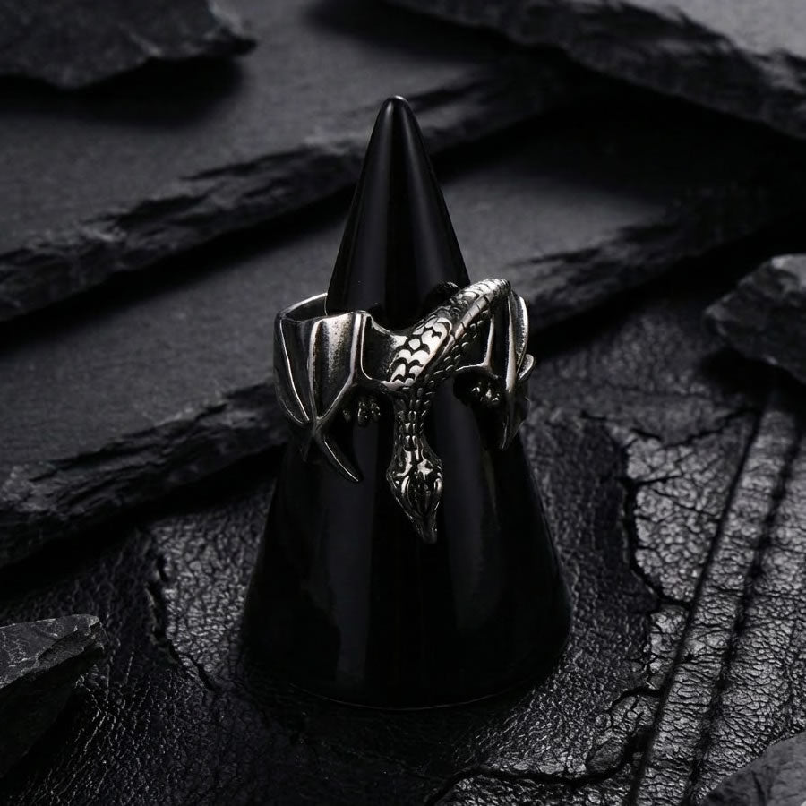 Stainless Steel Dragon Ring