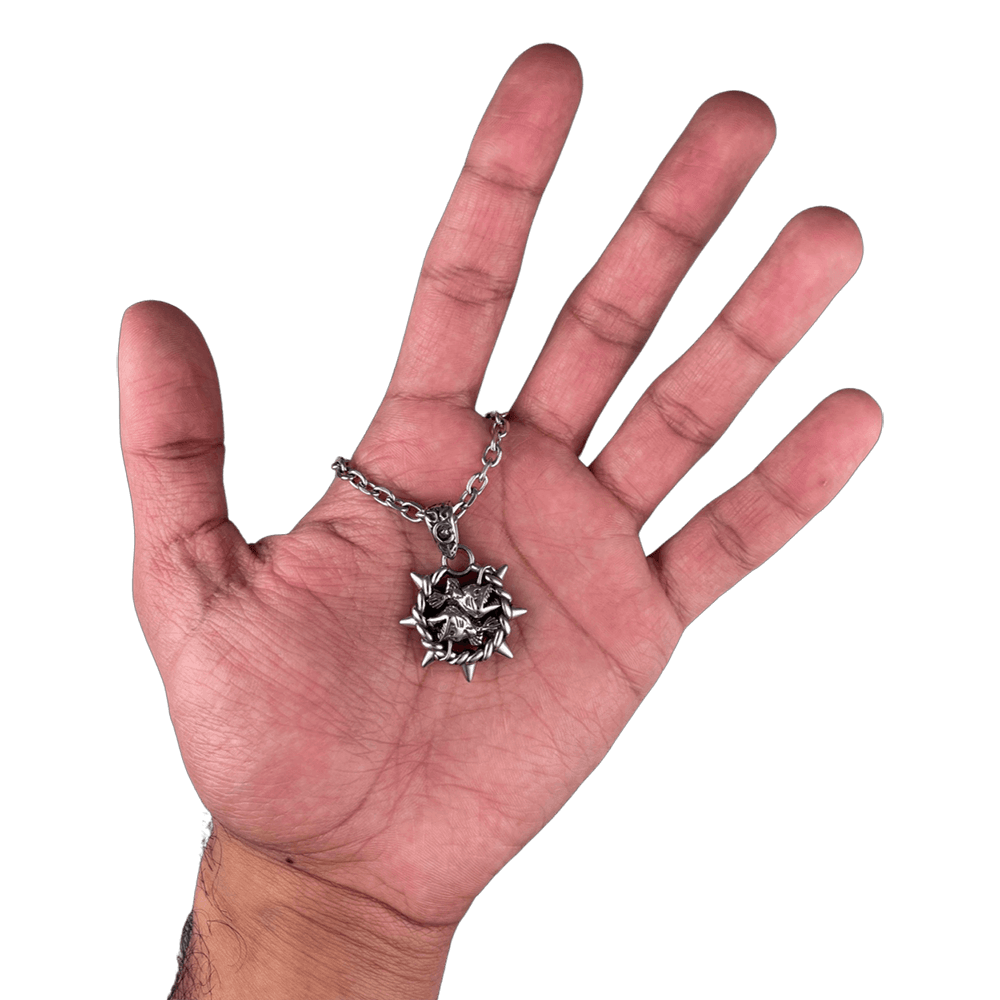 Pisces Zodiac Spike Necklace