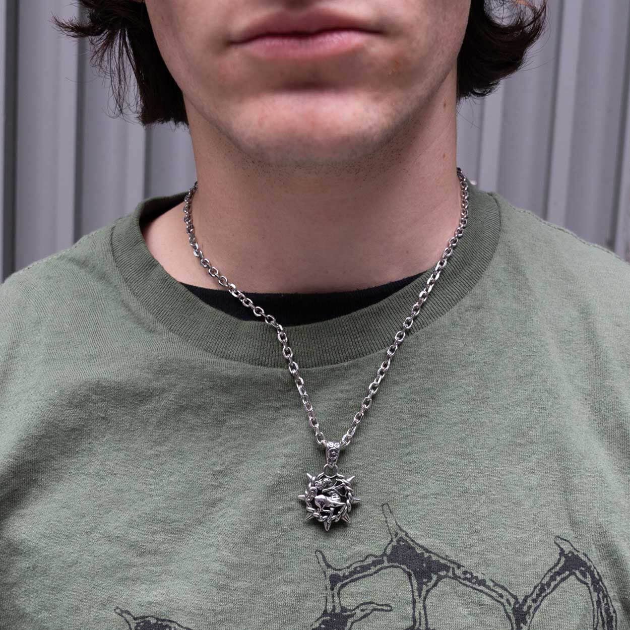 Sagittarius Zodiac Spike Necklace