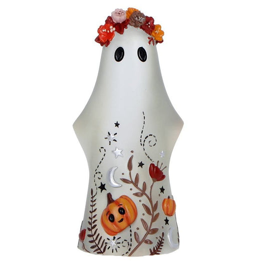 Autumn Garland Ghost Figurine - Florence