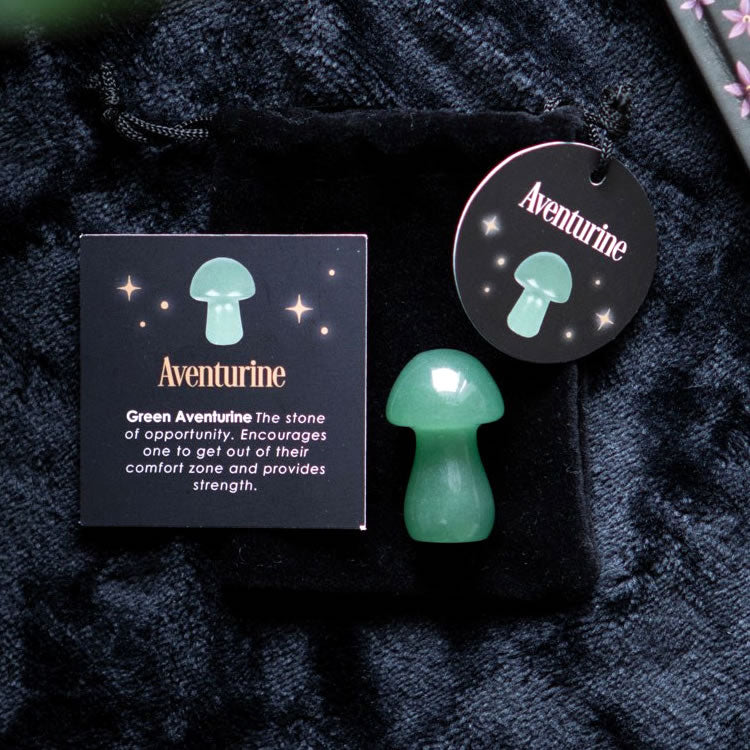 Green Aventurine Mushroom