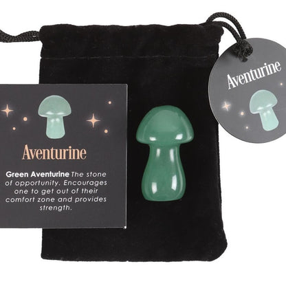 Green Aventurine Mushroom
