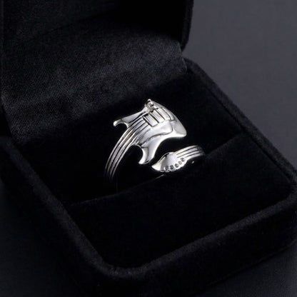 Stainless Steel Wrap Around Guitar Ring