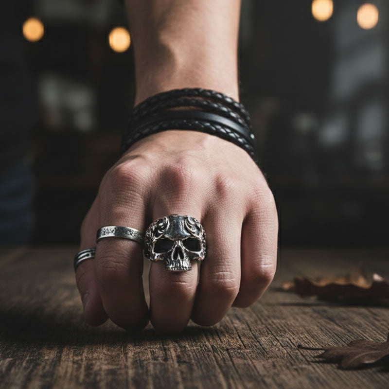 Los Muertos Skull Ring