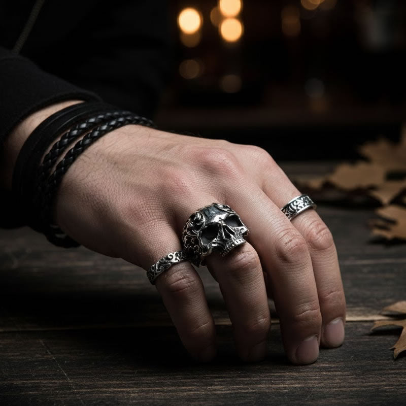 Los Muertos Skull Ring