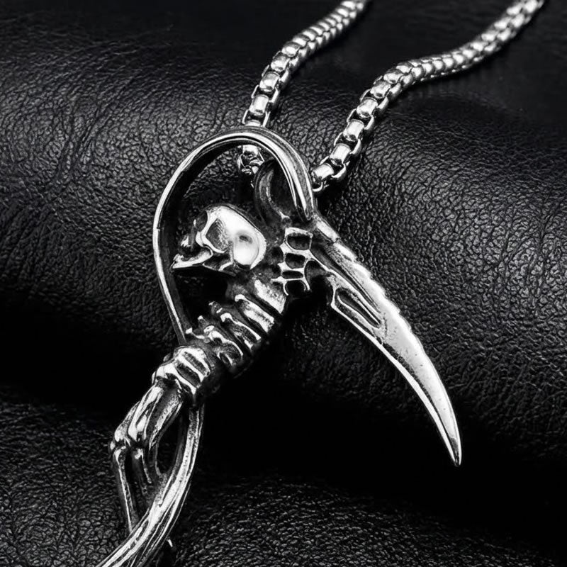 The Reapers Scythe Necklace