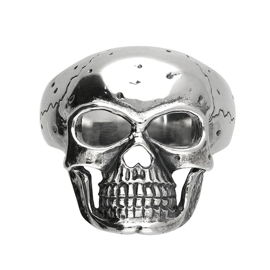Solid Silver Skull Ring
