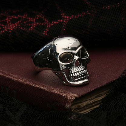 Solid Silver Skull Ring