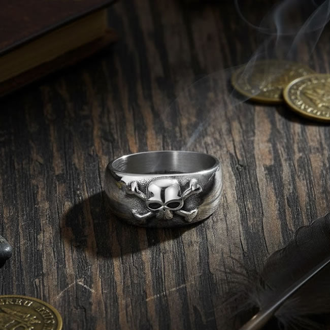 Classic Skull Bones Ring