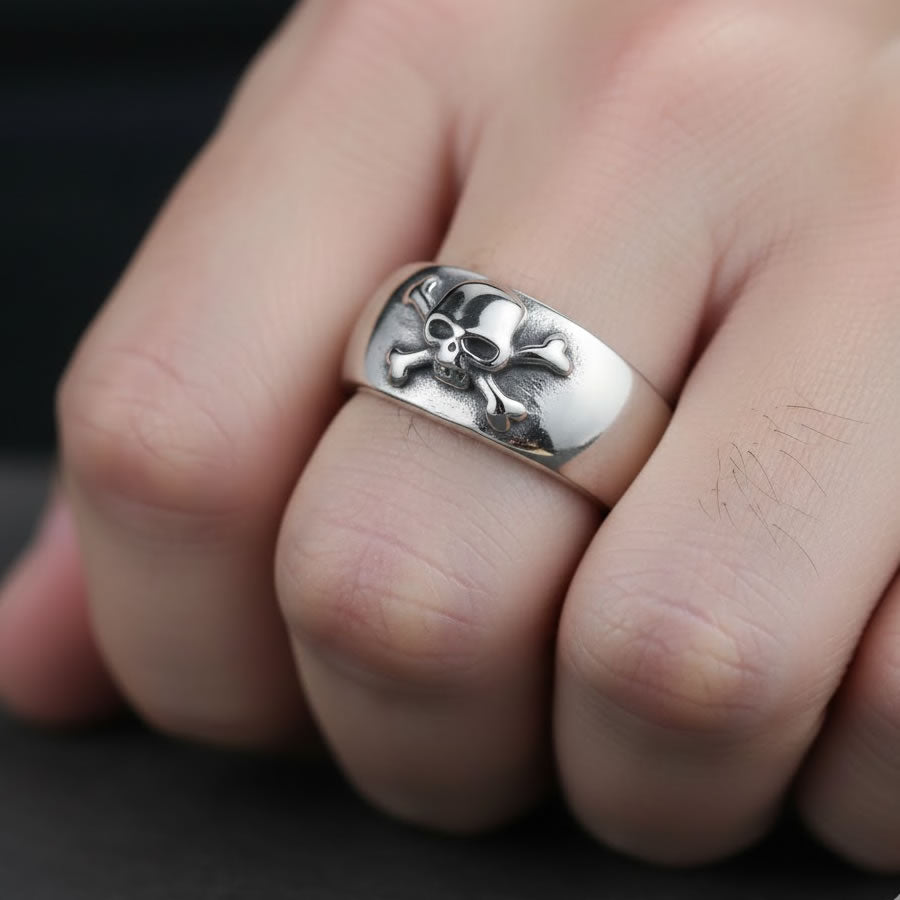 Classic Skull Bones Ring