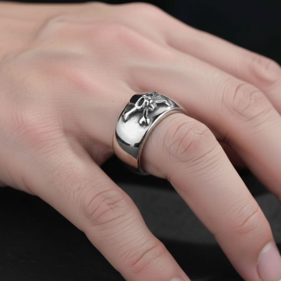 Classic Skull Bones Ring