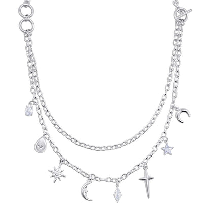 Lyra Artemis Celestial Charm Necklace