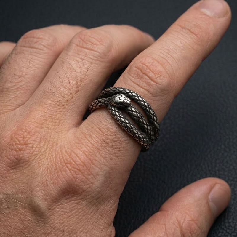 Coiled Snake Ring