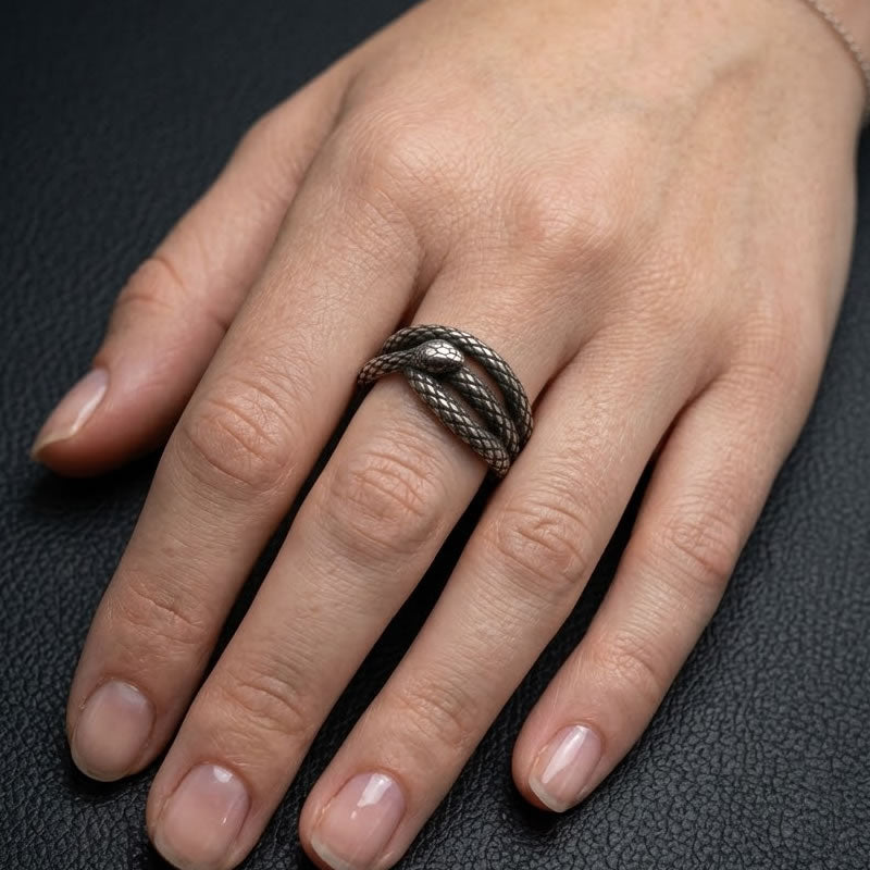 Coiled Snake Ring