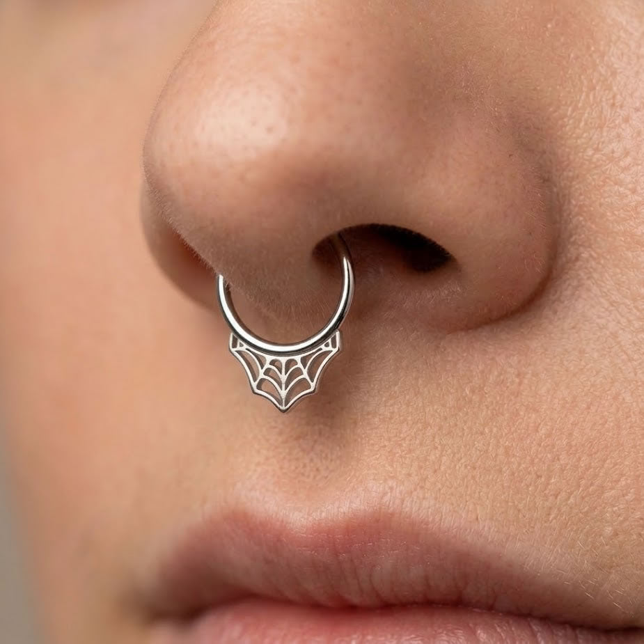 Spiderweb Septum Ring