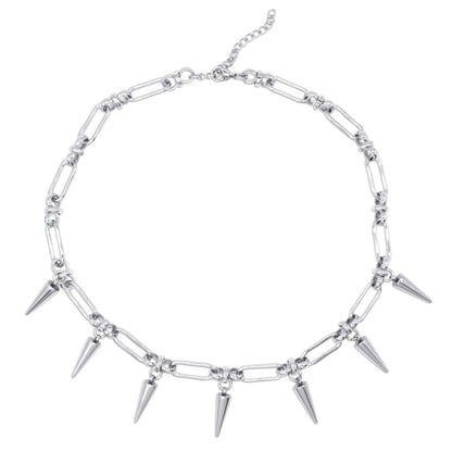 Temptress Spike Chain Choker Necklace