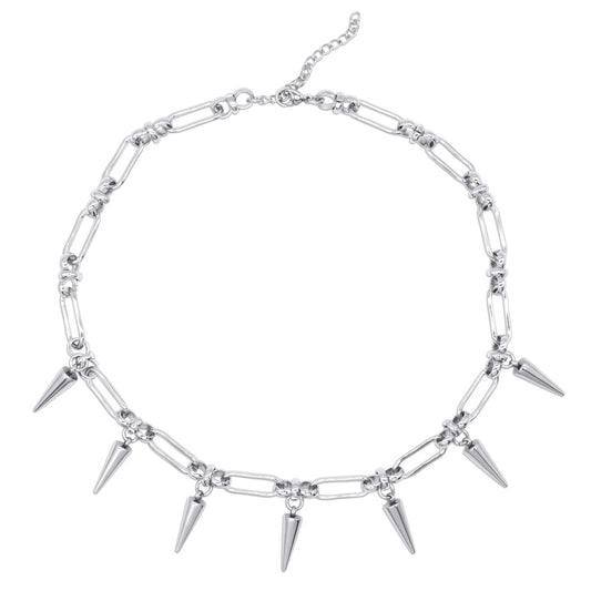 Temptress Spike Chain Choker Necklace