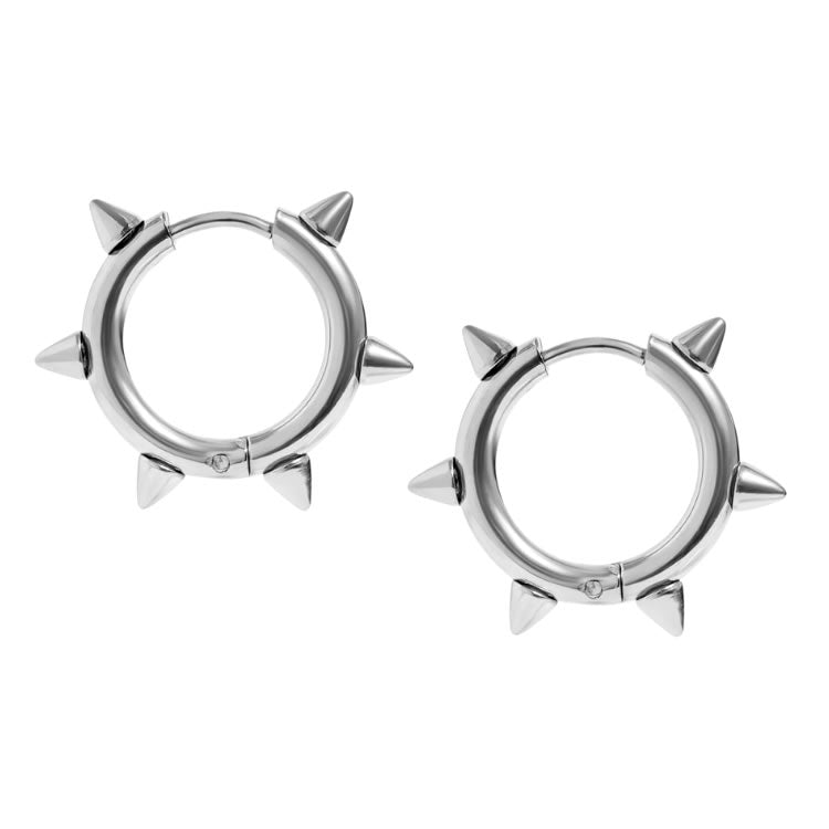 Hinged Spike Hoop Earrings