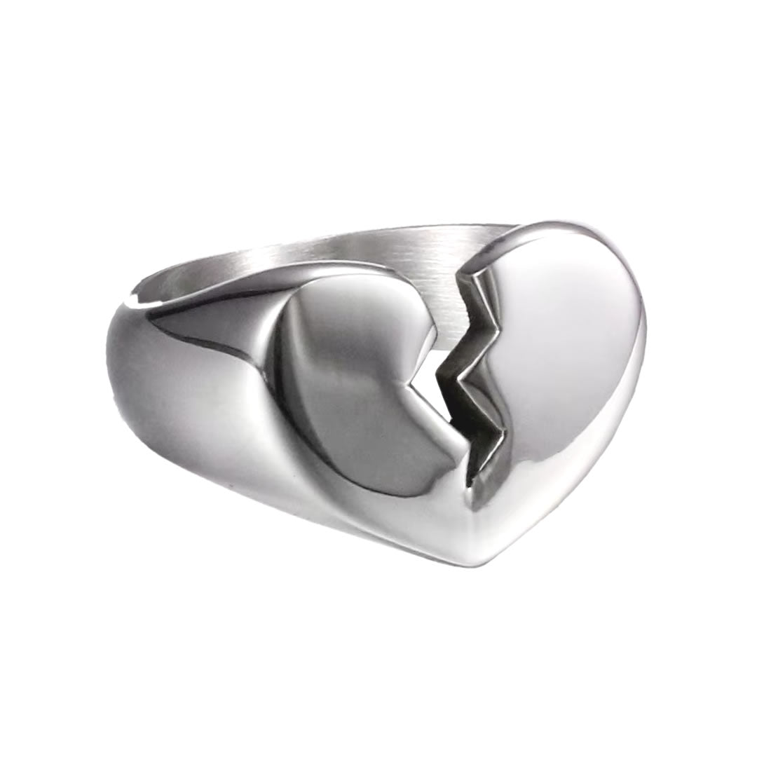 Stainless Steel Heartbreak Ring