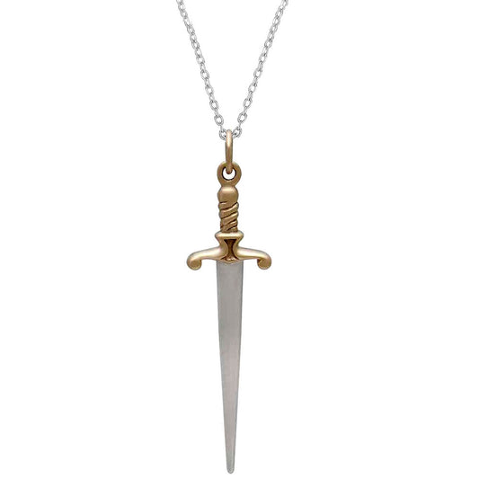 Sterling Silver Sword Necklace