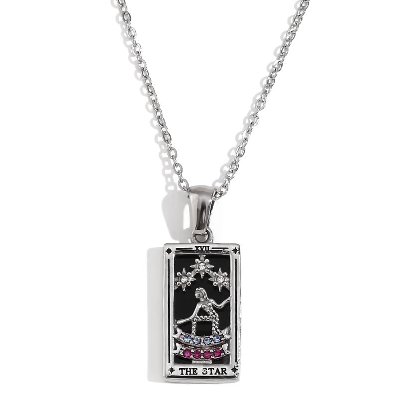 The Star Tarot Card Necklace