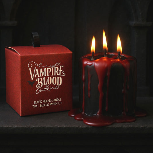 Gothic Vampire Blood Pillar Candle (Small)