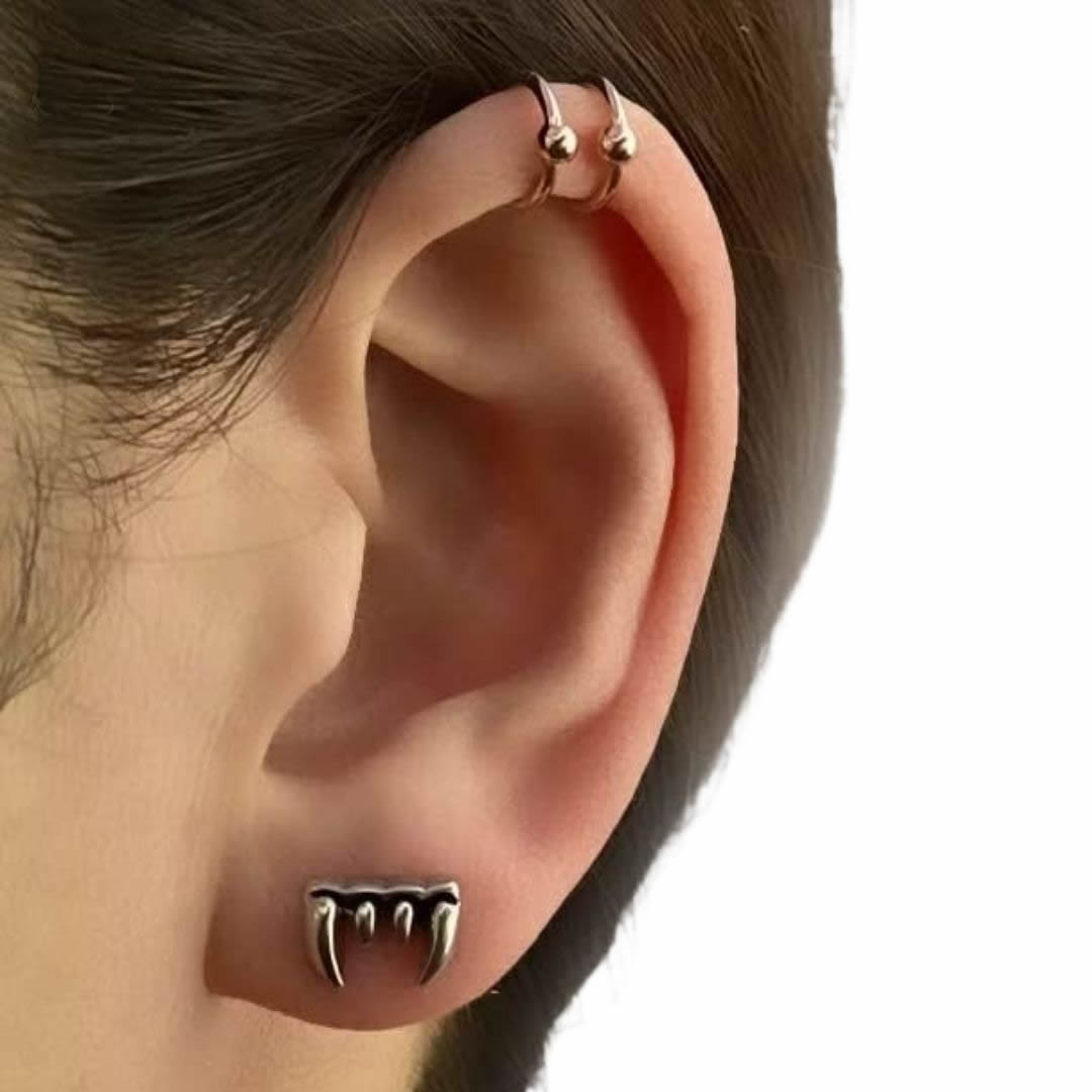 Vampire Fang Stud Earrings